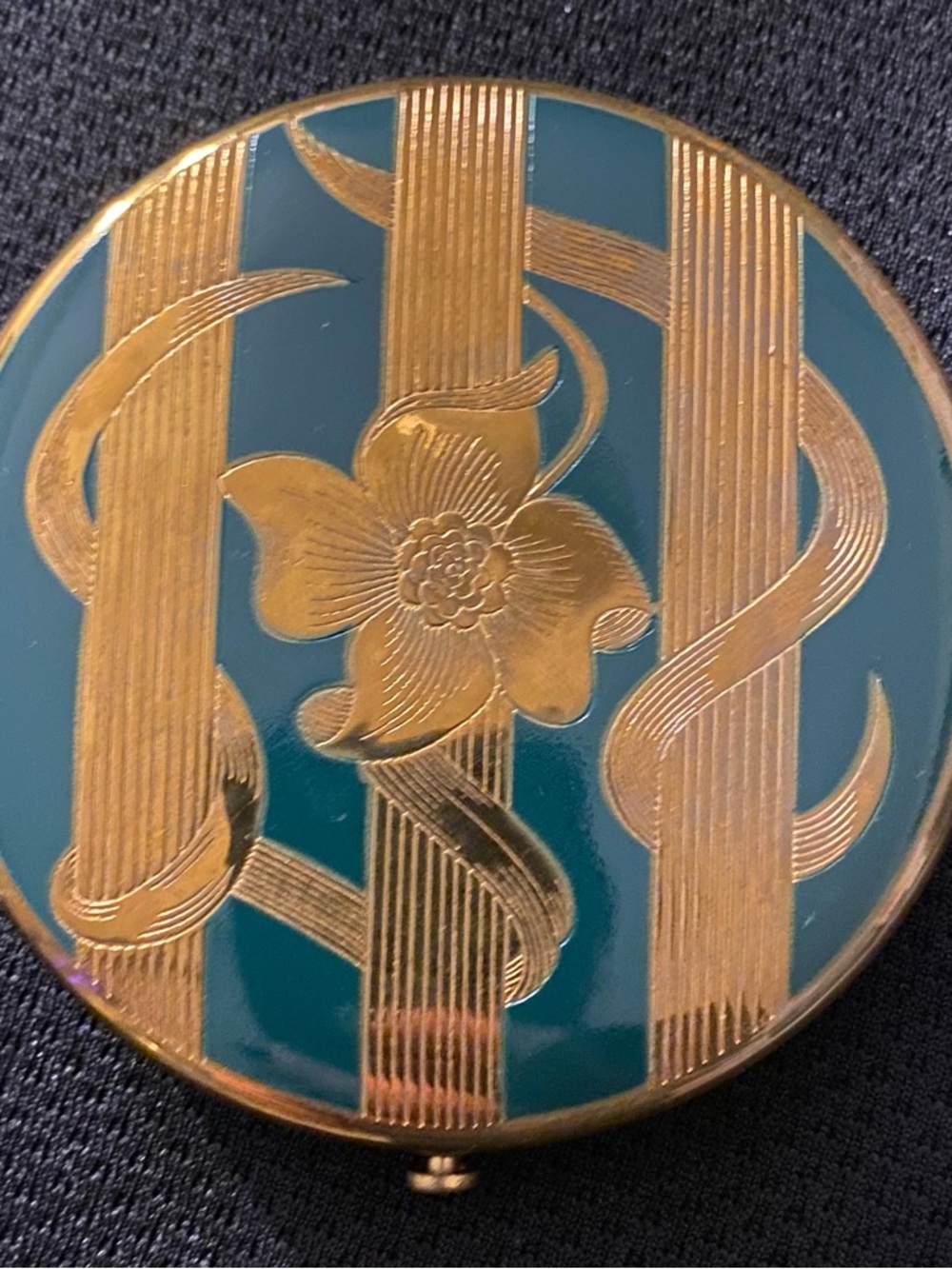 Vintage Dorset art deco compact